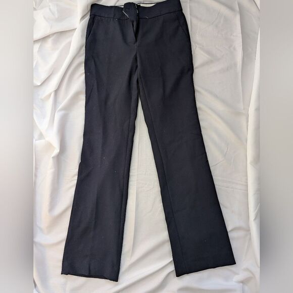 Jcrew 365 navy stretchy Edie pants size 0 nwot - Picture 1 of 6